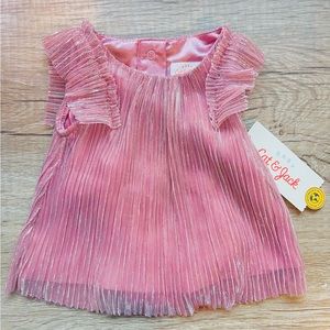Newborn Glitter Pink Dress